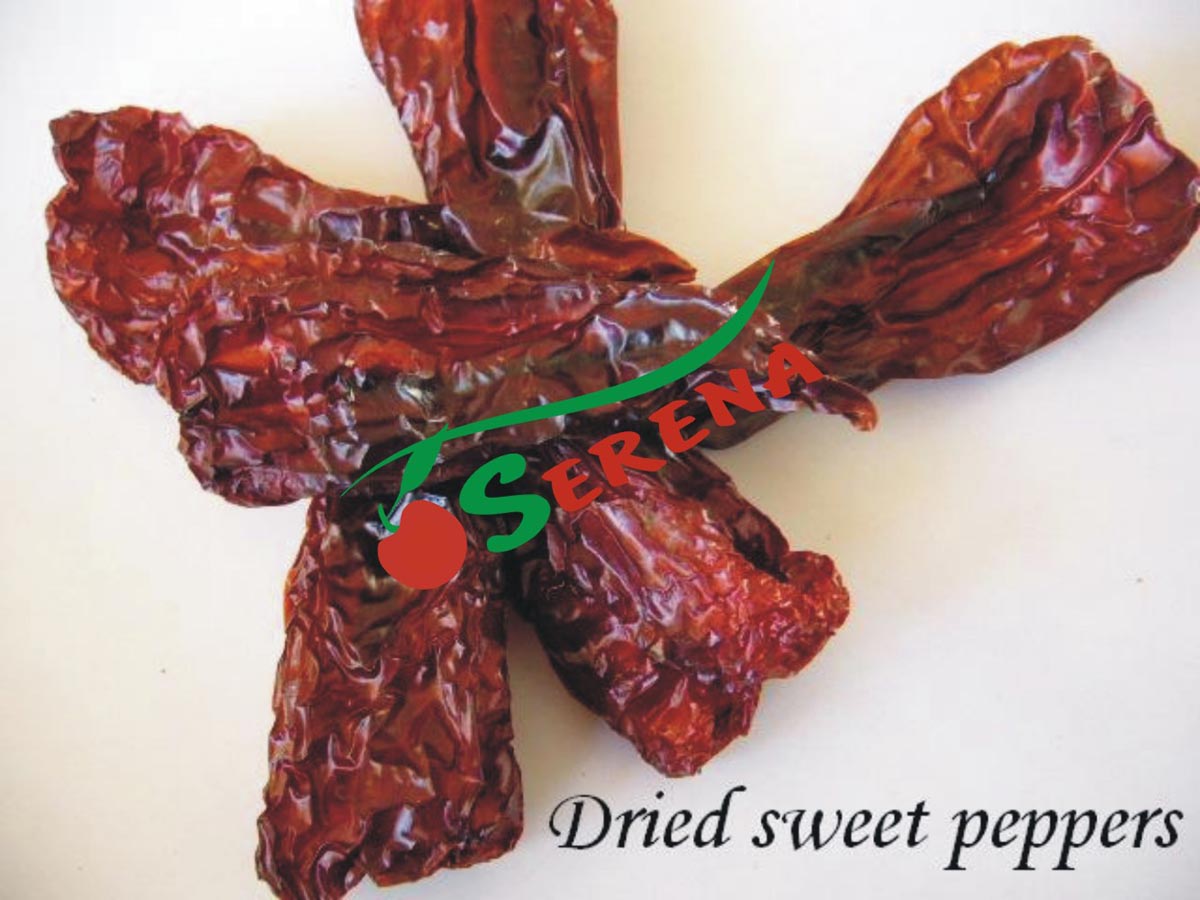 Dried 100% Natural Red Bell Peppers