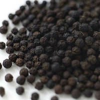 black and white pepper