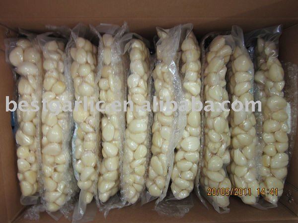 2011crop peeled garlic with 500g vacuum pack