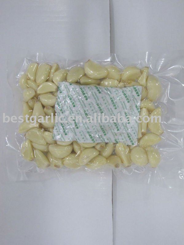 Fresh Peeled Garlic Packed by Vacuum Bag