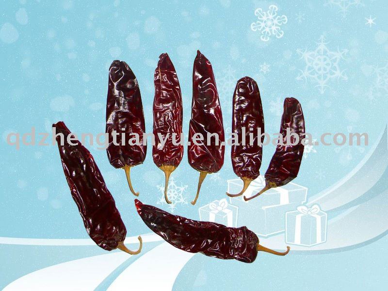 red sweet paprika pods-water washed and dry