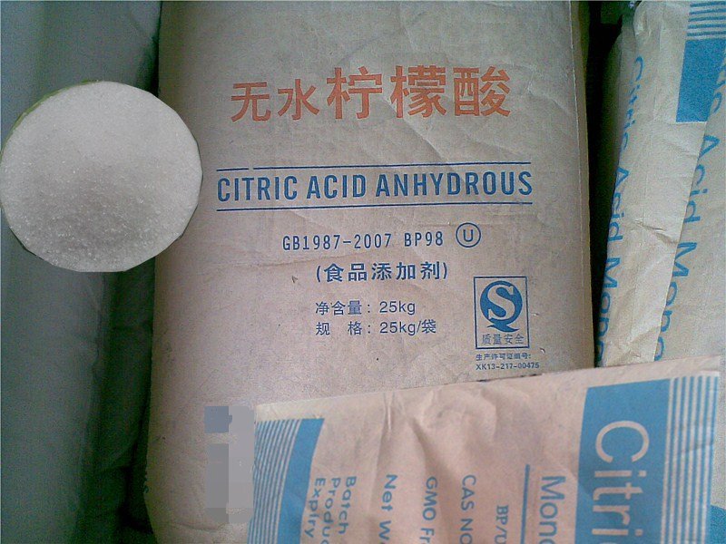 Citric acid mono and anhydrous for food Acidity Regulators