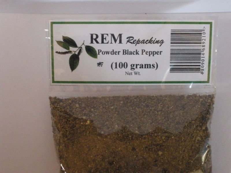 Rem Repacking Powder Black Pepper Philippines Powder Black Pepper Price Supplier 21food