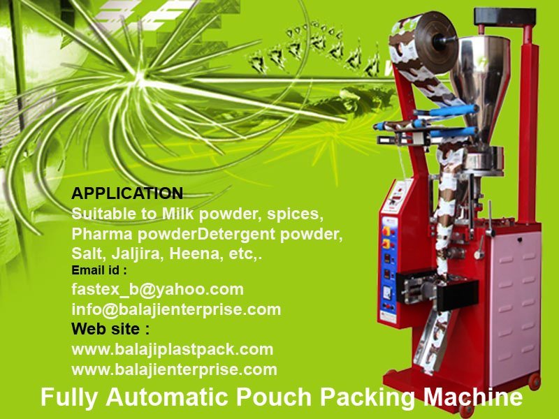AUTOMATIC POUCH PACKING MACHINE