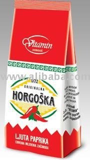 Red hot grounded seasoning pepper