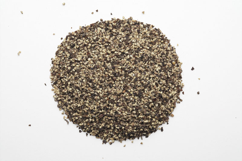  Steam  Sterilized + Organic Crushed Black Pepper