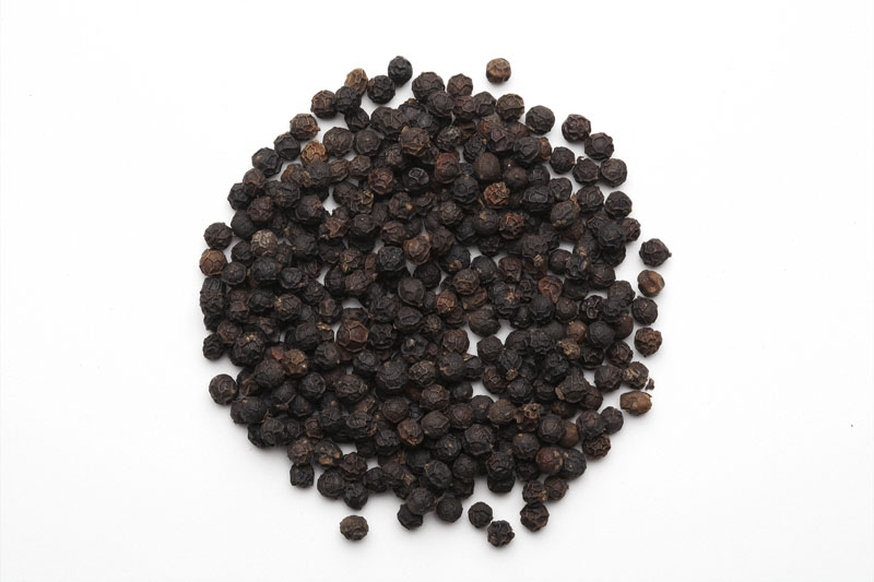 Steam Sterilized + Organic Black Pepper