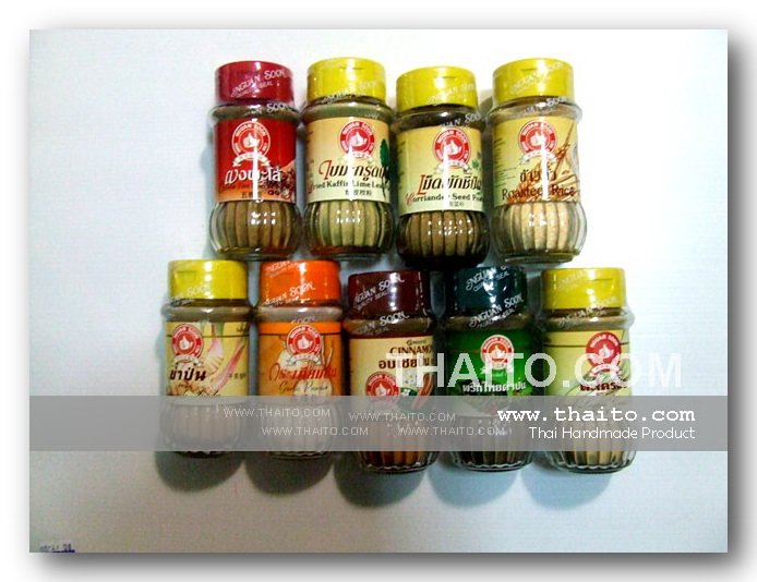 Product Name : Thai  Spice  and herb  Set  2 with 10 Thai  Spice  and Herb