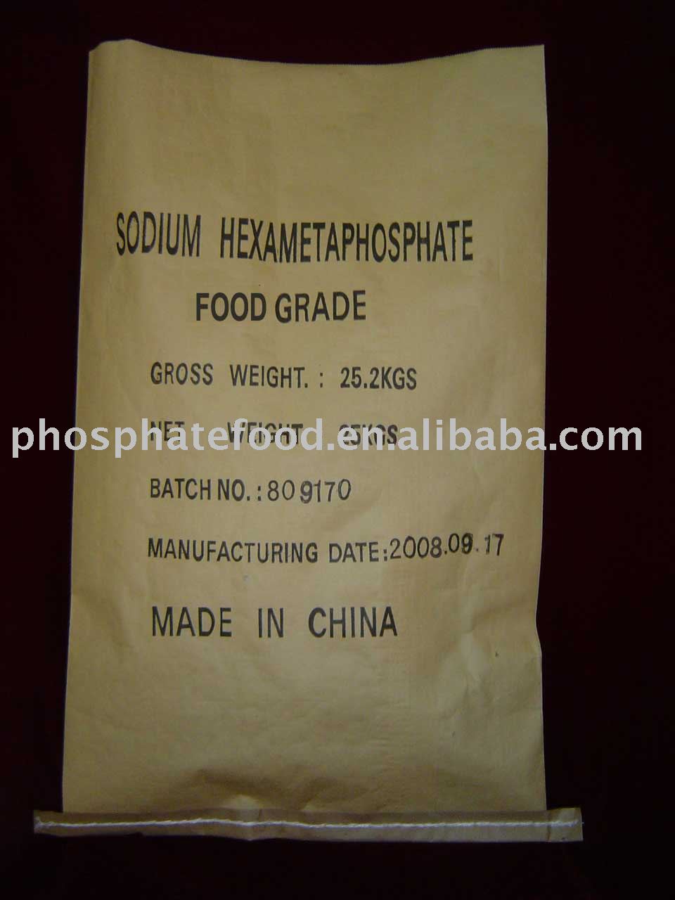 powder Sodium Hexameta phosphate food grade