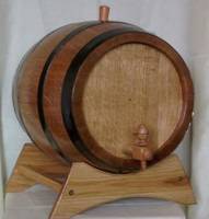 Small wooden oak wine casks, barrels and kegs