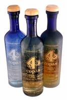  Tequila  4 Copas 100 % Organic Blue Agave