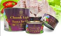  Canned   Chunk   Tuna  in Oil (100% in Oil)