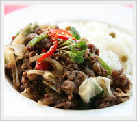 Rice Topped with Bulgogi