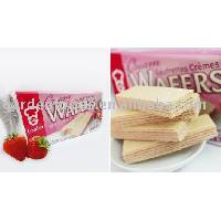 Garden Cream Wafer Biscuits Strawberry Flavour