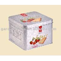 Garden Strawberry Wafer Biscuits Tin Gift Packs
