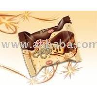 Choco Cup  Cake  With Cocoa Cream and  Chocolate  Coating