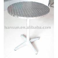 24 aluminum round folding table, bar table,  outdoor table