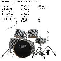 (M2000)  Lacquer  Drumset