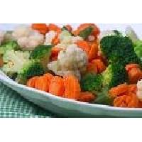 Frozen vegetables or processed   meat 