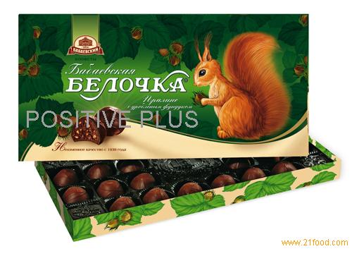 Choco Sweets in Box Squirrel 400g