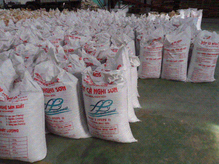 High quality steam dried fish meal 60% protein
