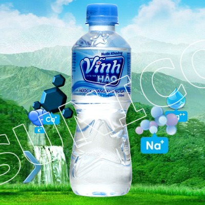 Mineral Water Vinh Hao 350Ml * 6 Bottles,Vietnam Vinh Hao price ...