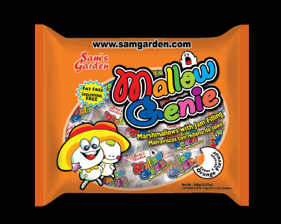 300g Mallow Genie Marshmallows with Jam Filling