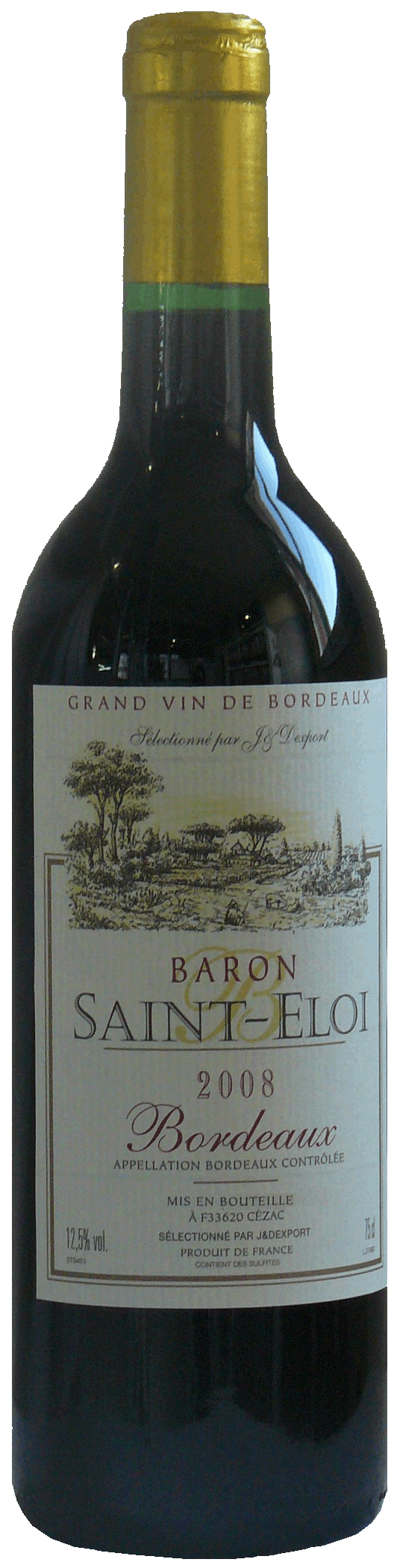 BARON SAINT ELOI Bordeaux AOC 2008