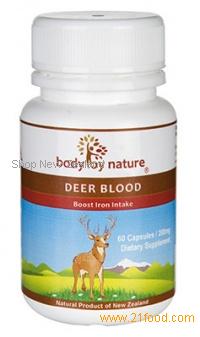 New Zealand Deer Blood - Body By Nature - 60 Capsules,New Zealand Body ...