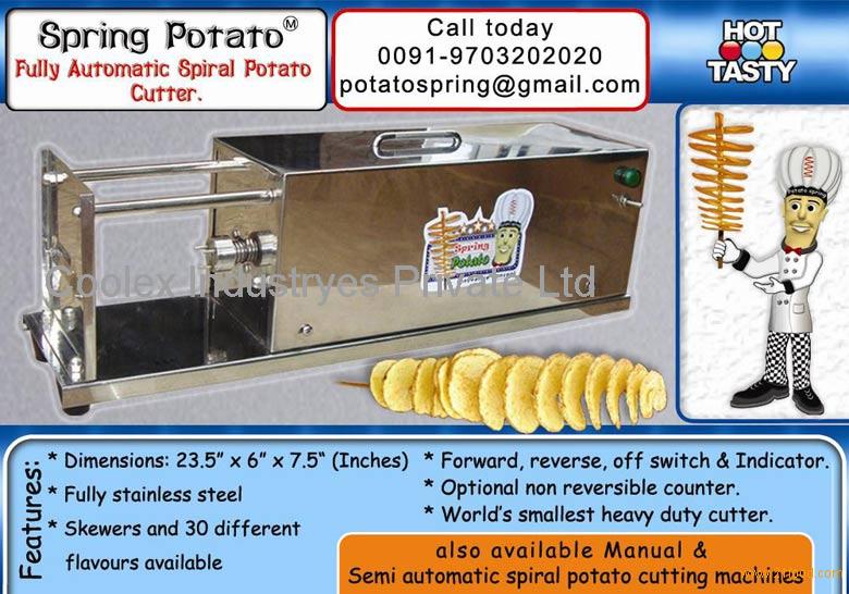 Curly fries potato machine,India price supplier - 21food