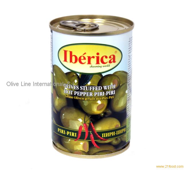 Green olives with piri-piri. Brand: Iberica. 300 gr. Can.,Spain price ...