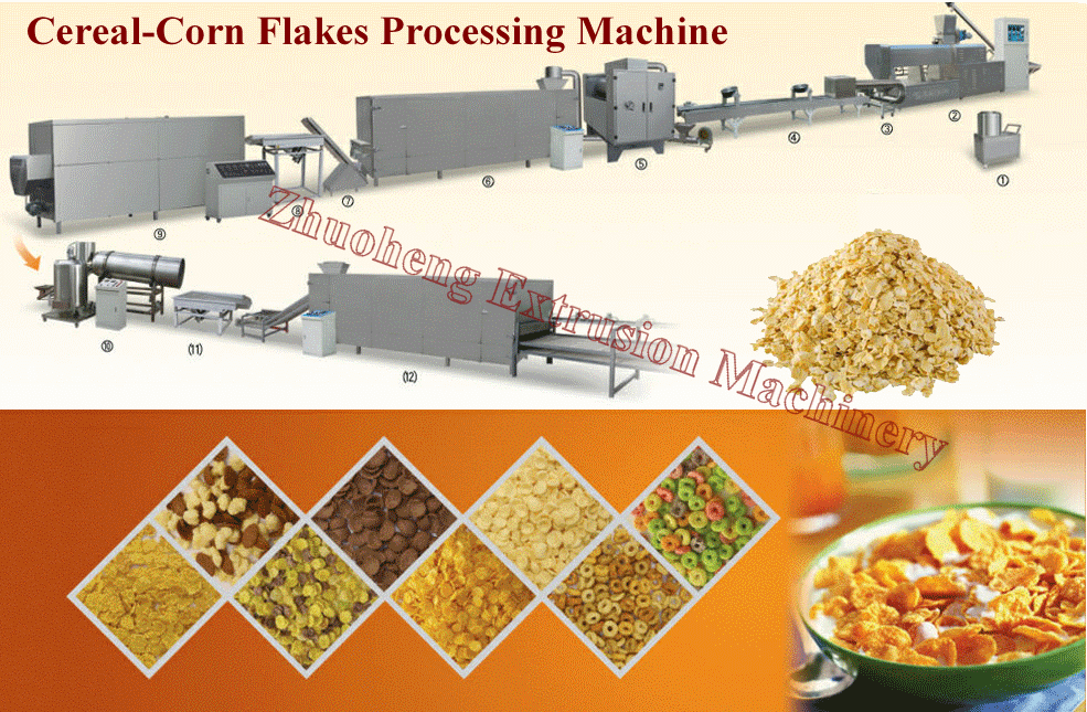  corn   flakes   processing   line 