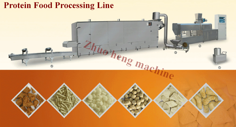  textured   soya   protein  machine