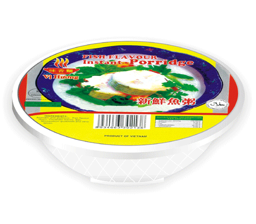 Fish Flavour  Instant   Porridge  Bowl