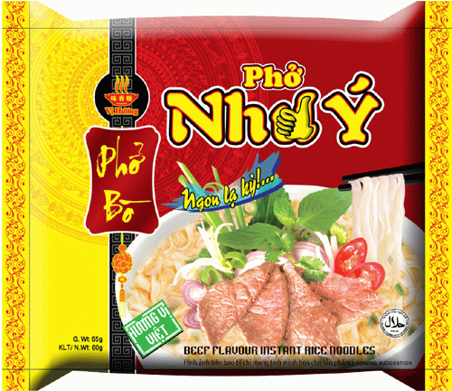 Beef flavour Instant rice noodles