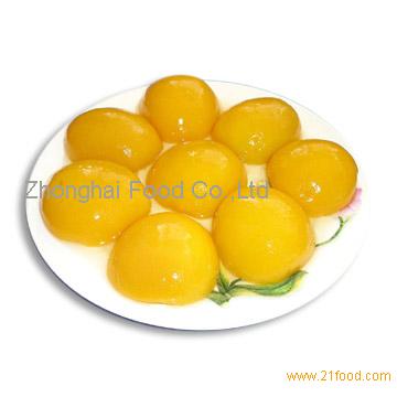 light syrup canned peach