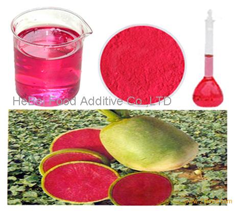 red radish color