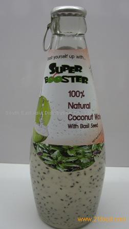 Coconut Water with Basil seed Thailand Mr.POLAMAI price supplier