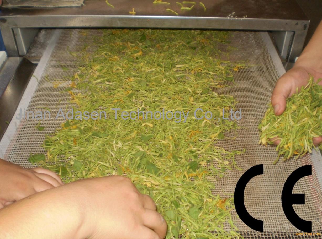 30KW Industrial continuous flower tea microwave drying sterilization machine dryer sterilizer