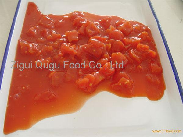 Canned Diced Tomatochina Qugu Price Supplier 21food 5794