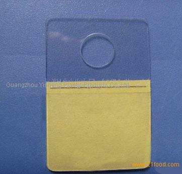 PVC Adhesive Hang Tabs for food display