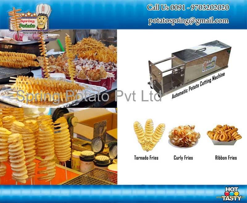 Curly fries potato slicer,India price supplier - 21food