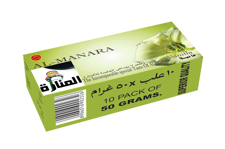 AL MANARA VANILA FLAVORED SHISHA TOBACCOO