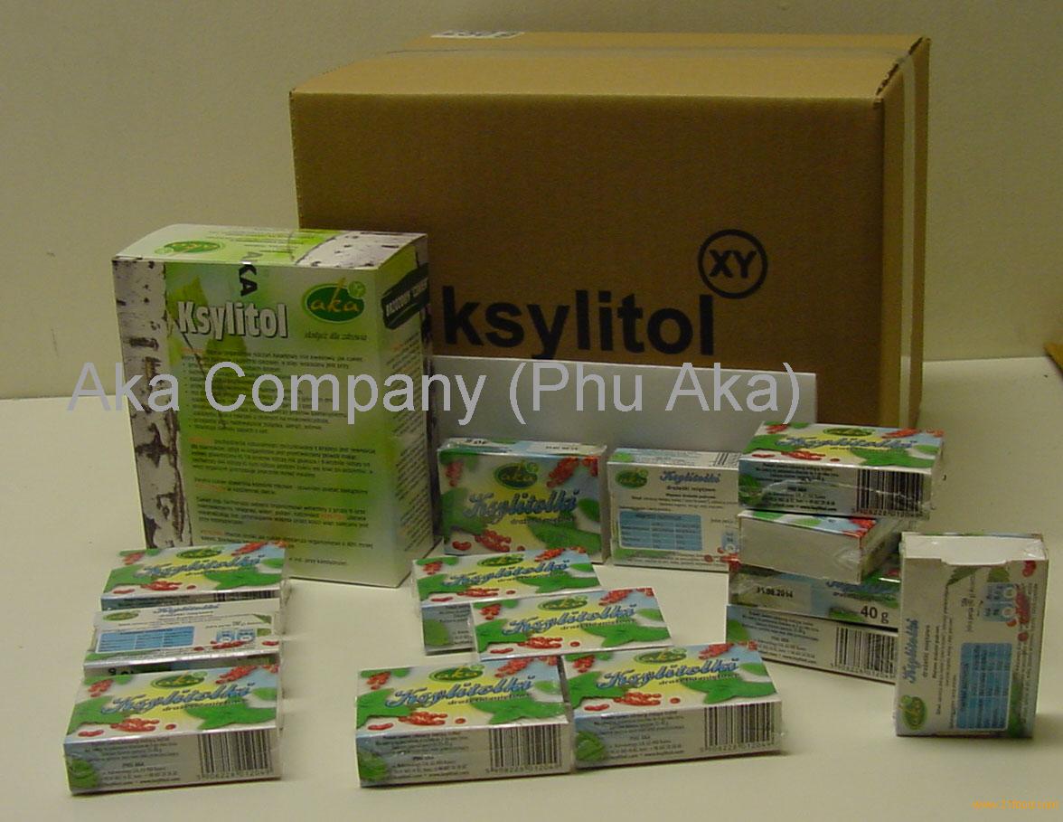 Xylitol Powder candy-tablets mint - BOX (40g)