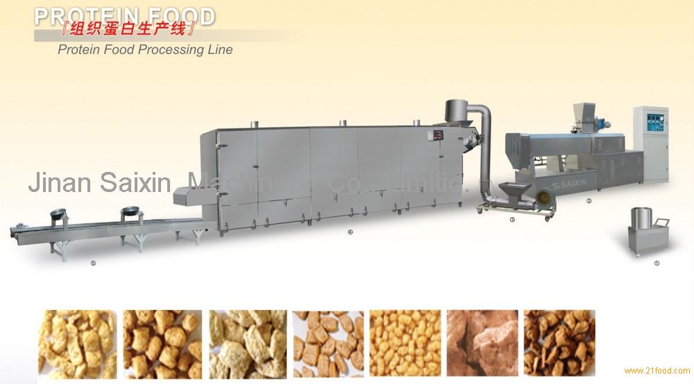 Texture soy protein nuggets machine