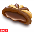 Moore- Chocolate  Cookies with Soft  Hazelnut   Chocolate   Filling 