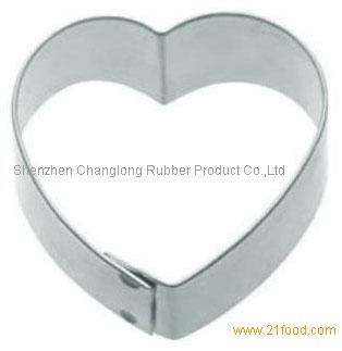 Large Heart Shaped S/Steel Biscuit Cookie Pastry Cutter