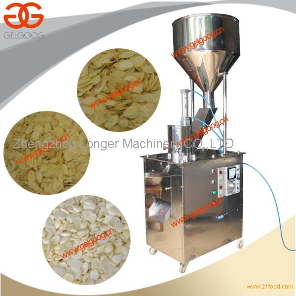 Almond slicing machine