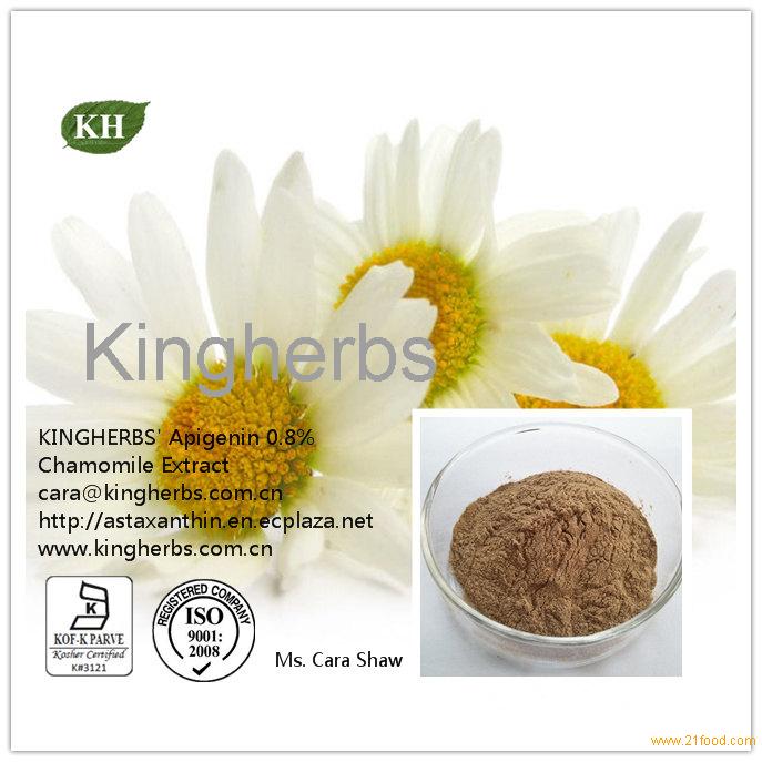 KINGHERBS' Chamomile Extract Apigenin 0.3%, 0.8%, 98%,China KINGHERBS ...