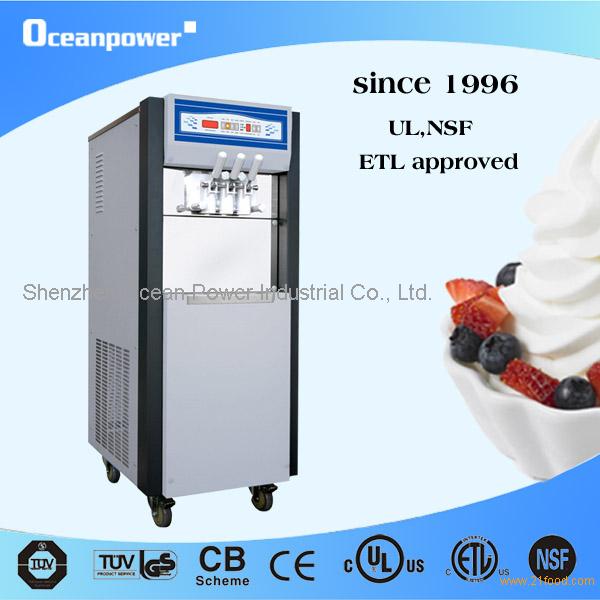 Etl Nsf Approved Soft Ice Cream And Frozen Yogurt Machine Op238ecchina Oceanpower Price Supplier 8839